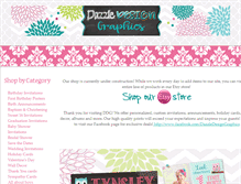 Tablet Screenshot of dazzledesigngraphics.com